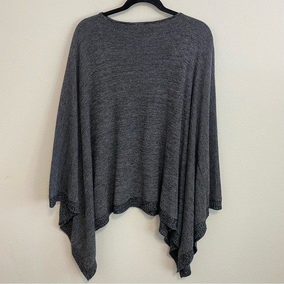 Lululemon Divinity Scarf Wrap Poncho Shawl Boolux Cashmere Grey - Picture 9 of 9